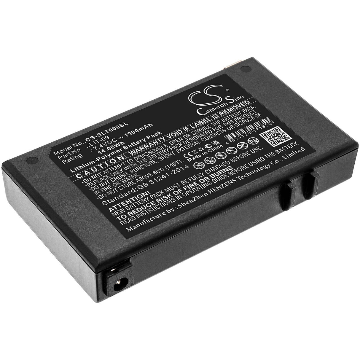 7.4v, Li-polymer, 1900mah, Camera battery Fit's Spypoint, Bloc Pile, Link-s-dark, Solar-dark, 14.06wh Camera Cameron Sino Technology Limited (Camera)