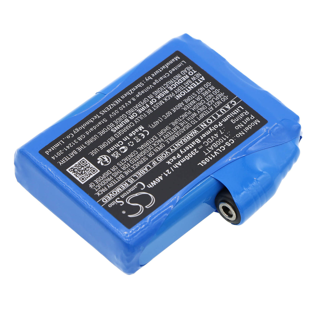 7.4v, Li-polymer, 2900mah, Heated Clothes Battery Fits Clover, Heated Glove, 21.46wh Heated Clothes Cameron Sino Technology Limited