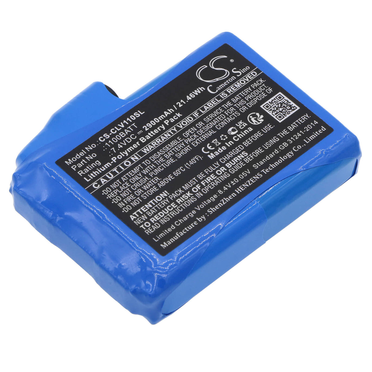 7.4v, Li-polymer, 2900mah, Heated Clothes Battery Fits Clover, Heated Glove, 21.46wh Heated Clothes Cameron Sino Technology Limited