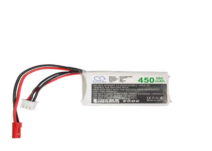 7.4V, Li-Polymer, 450mAh, batterie FPV compatible avec Cameron Sino, Cameron Sino 450mAh 7.4V 60C 2S1P Lipo, Cameron Sino 450mAh 7.4V 60C 2S1P Lipo, 3.33Wh FPV Cameron Sino Technology Limited