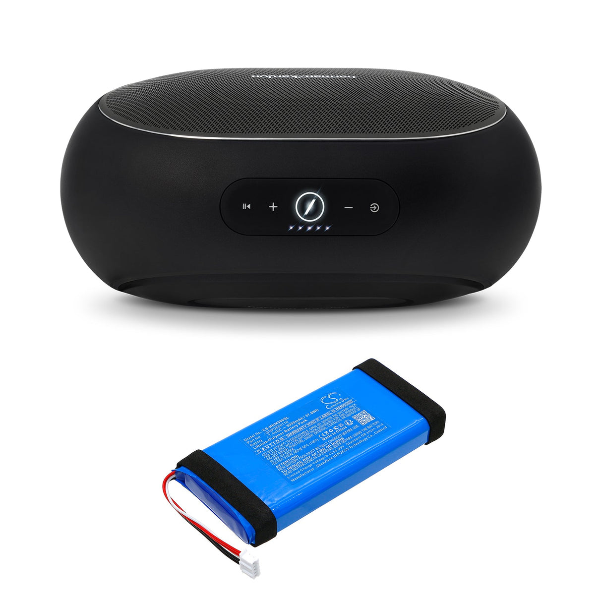 7.4V, Li-Polymer, 5000mAh, Batterie de haut-parleur compatible avec Harman/kardon, Omni 50 Plus, Omni 50+, 37.0Wh Haut-parleur Cameron Sino Technology Limited