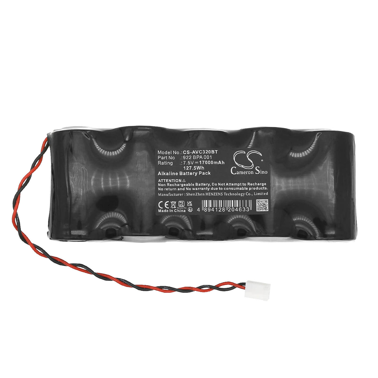 7.5v, Alkaline, 17000mah, Alarm Battery Fits Adetec 700sre803, Vocalys 700 Sre 801, 127.5wh Alarm System Cameron Sino Technology Limited (Dangerous Goods)