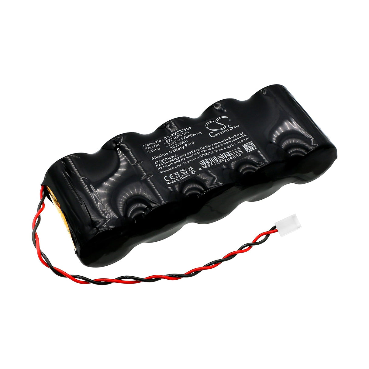 7.5v, Alkaline, 17000mah, Alarm Battery Fits Adetec 700sre803, Vocalys 700 Sre 801, 127.5wh Alarm System Cameron Sino Technology Limited (Dangerous Goods)