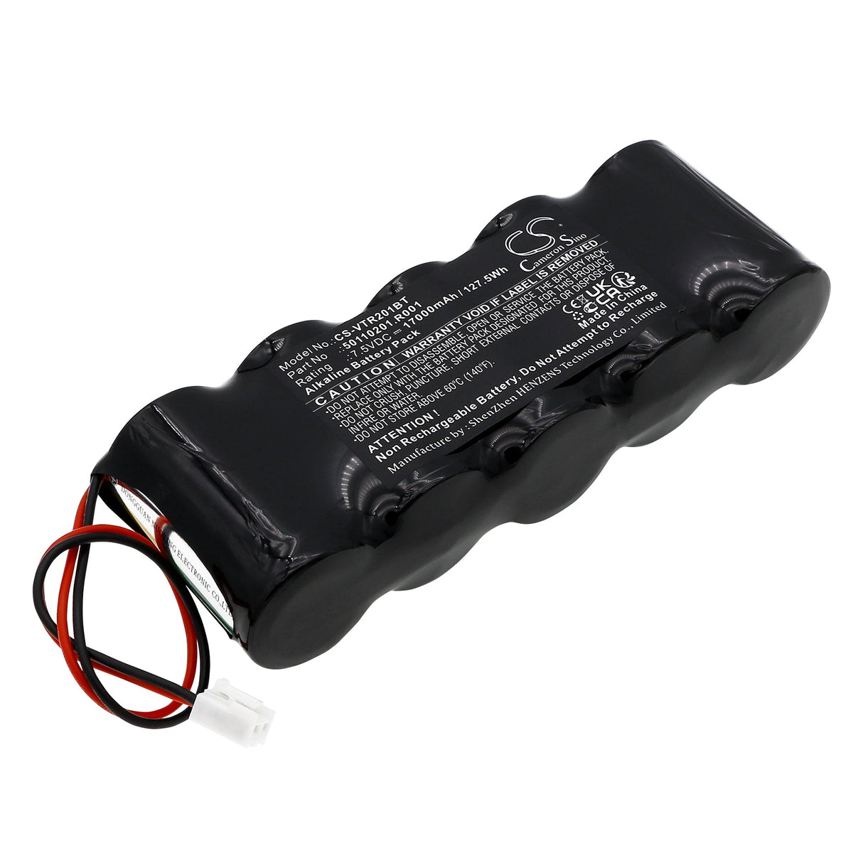 7.5V, Alkaline, 17000mAh, Alarm System battery fits Venitem, Sirene Rio, 127.5Wh Alarm System Cameron Sino Technology Limited (Dangerous Goods)