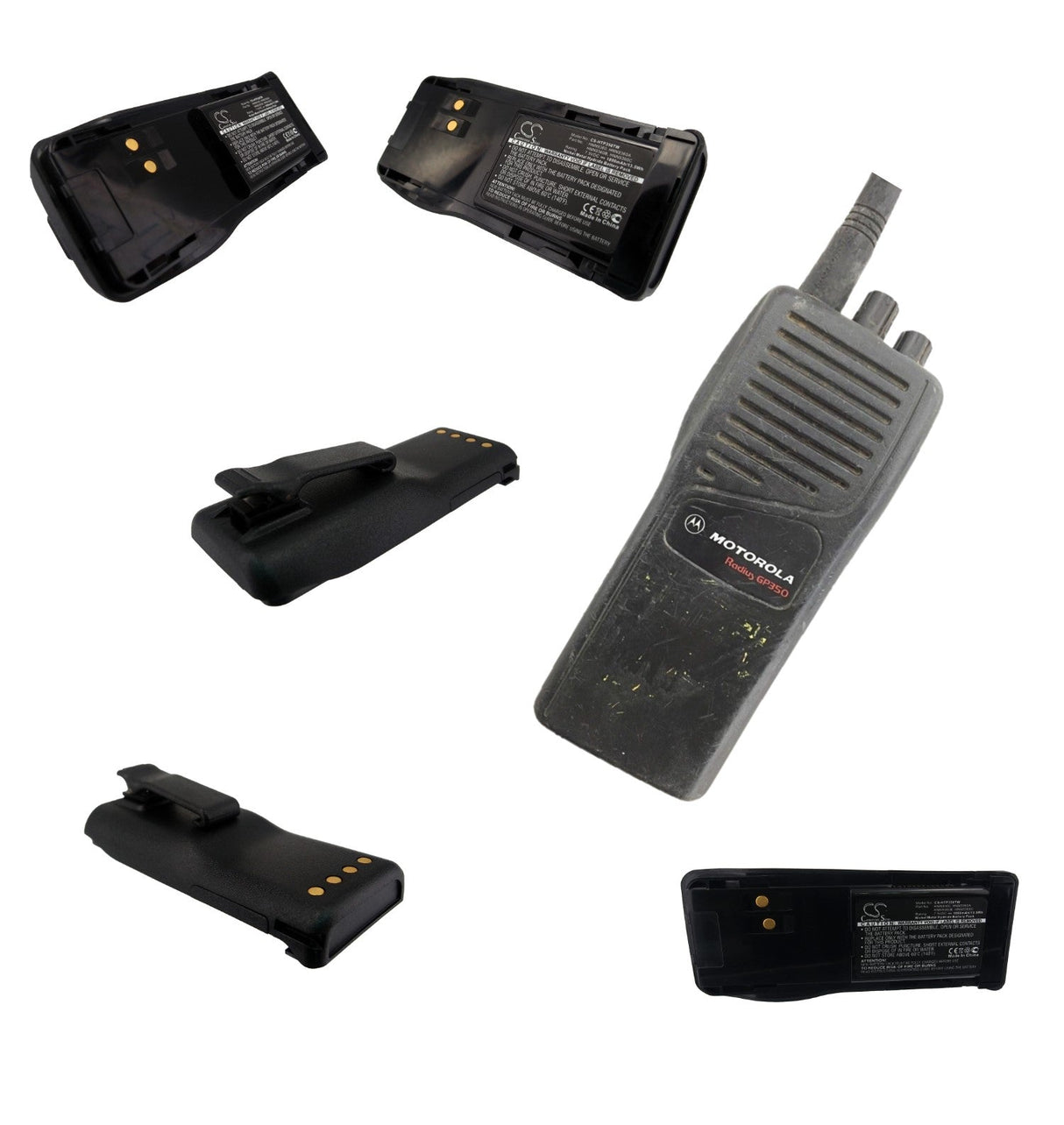 7.5V, Ni-MH, 1800mAh, Two-Way Radio battery fits Motorola, Hnn9360, Gp350, 13.5Wh Two-Way Radio Cameron Sino Technology Limited