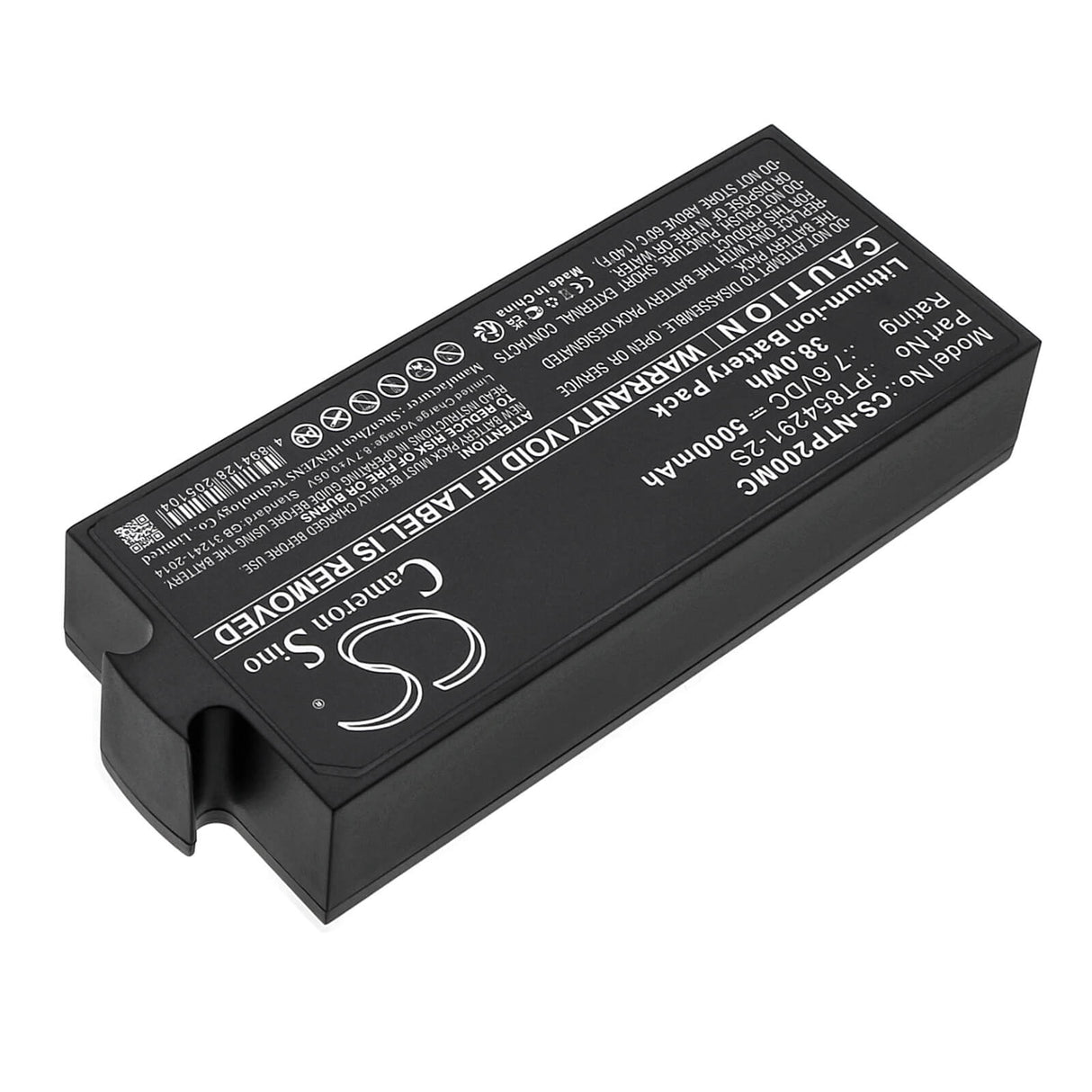 7.6V, Li-ion, 5000mAh, Camera battery fits Insta360, Pt854291-2s, Pro, Pro 2, 38Wh Camera Cameron Sino Technology Limited (Camera)