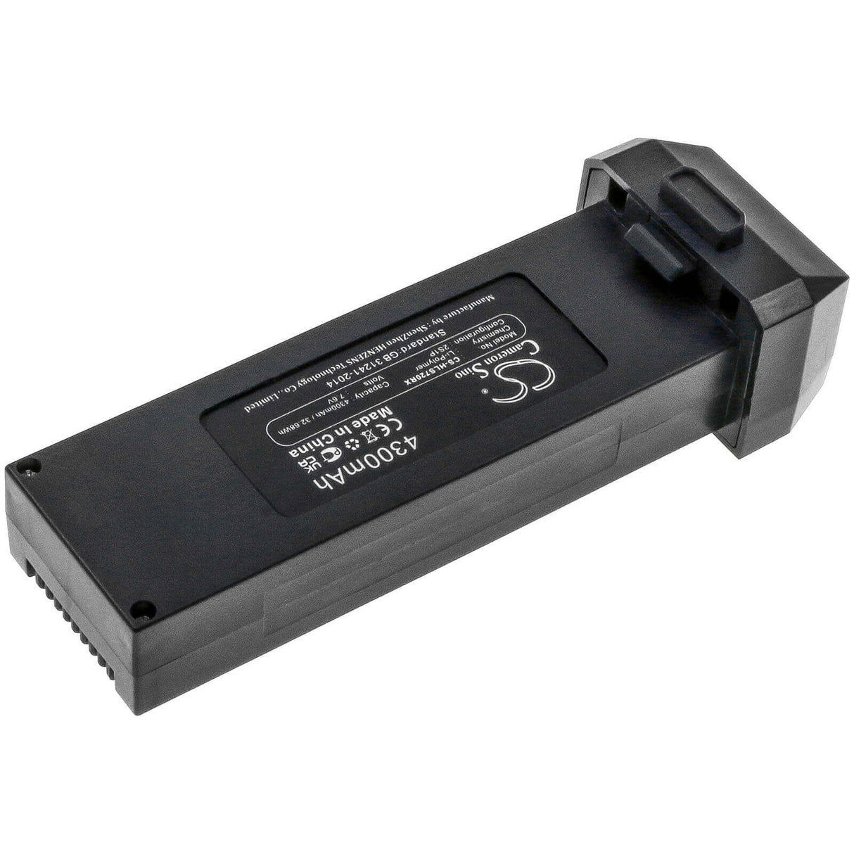 7.6V, Li-Polymer, 4300mAh, Drones battery fits Holy Stone, Sf8333106, Hs720, Hs720e, 32.68Wh Drones Cameron Sino Technology Limited