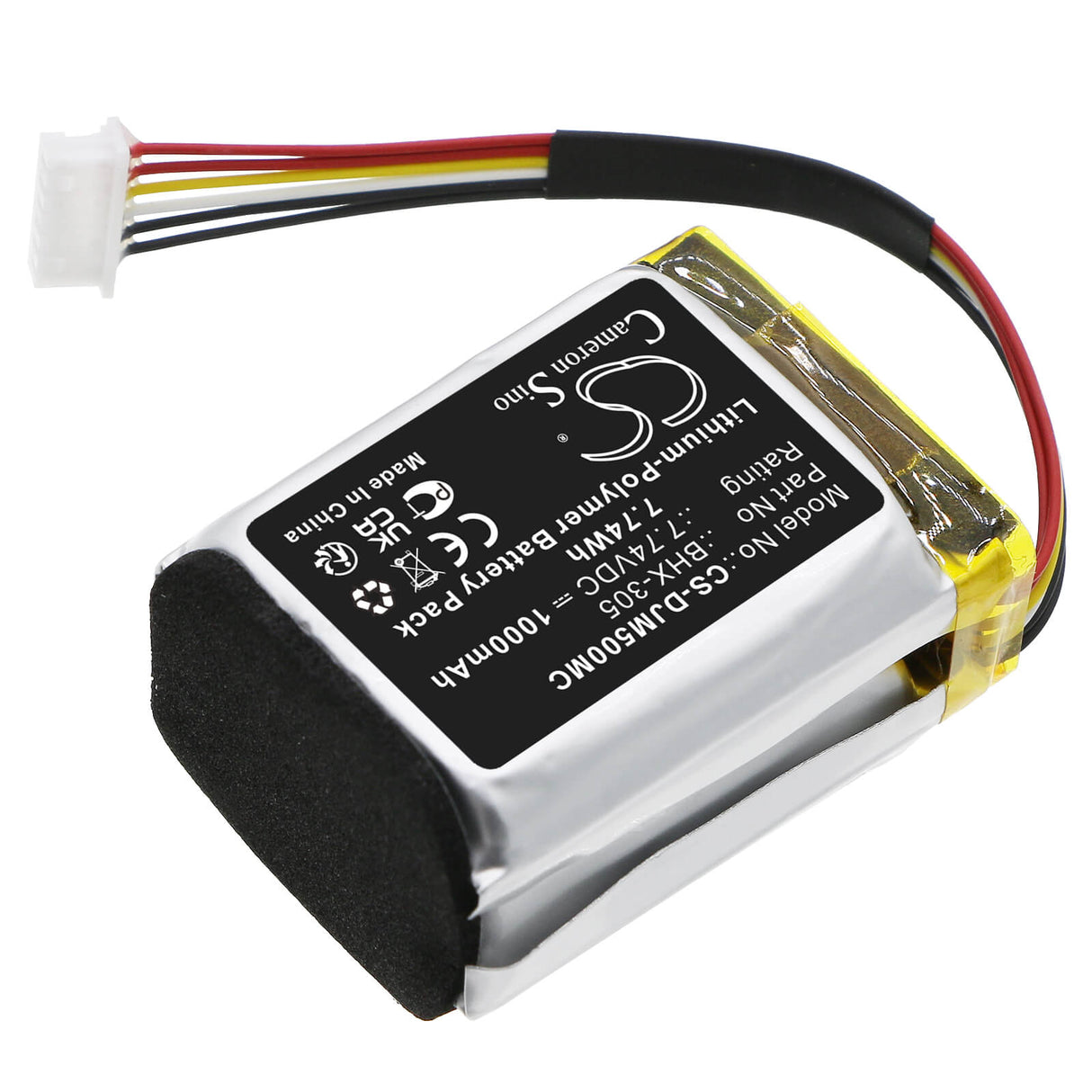 7.74V, Li-Polymer, 1000mAh, Camera battery fits Dji, Bhx-305, Om5, Osmo Mobile 5, 7.74Wh Camera Cameron Sino Technology Limited (Camera)