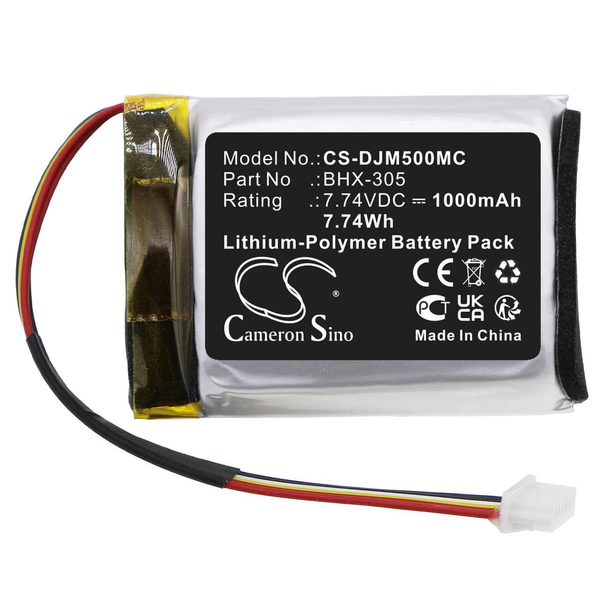 7.74V, Li-Polymer, 1000mAh, Camera battery fits Dji, Bhx-305, Om5, Osmo Mobile 5, 7.74Wh Camera Cameron Sino Technology Limited (Camera)