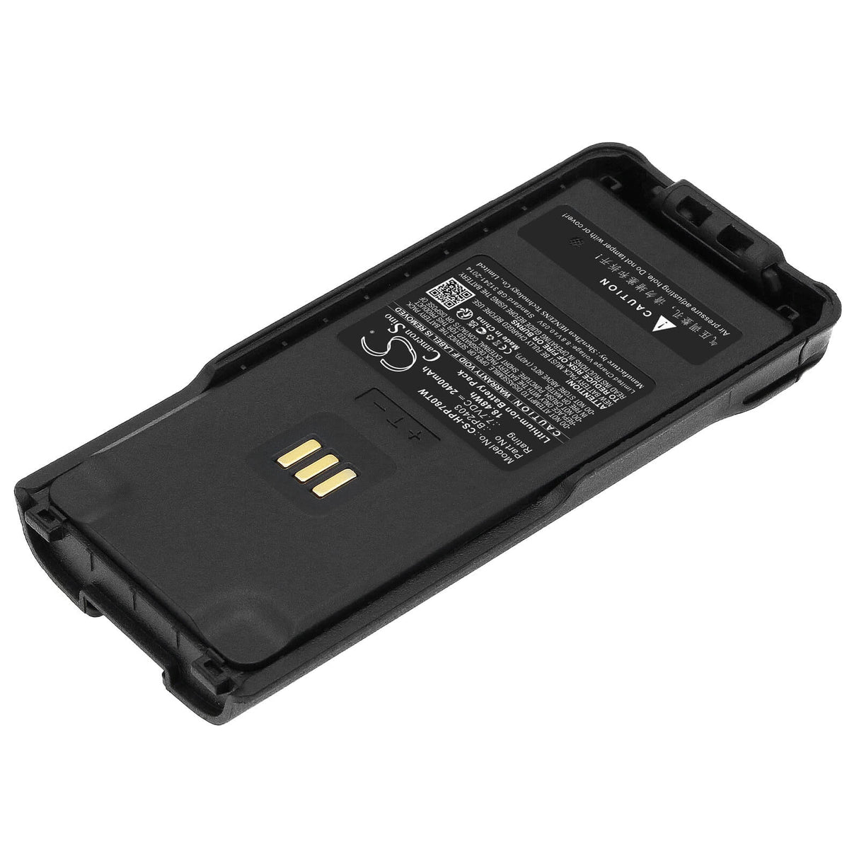 7.7V, Li-ion, 2400mAh, Two-Way Radio battery fits Hytera, Bp2403, Hp700, Hp705, 18.48Wh Two-Way Radio Cameron Sino Technology Limited