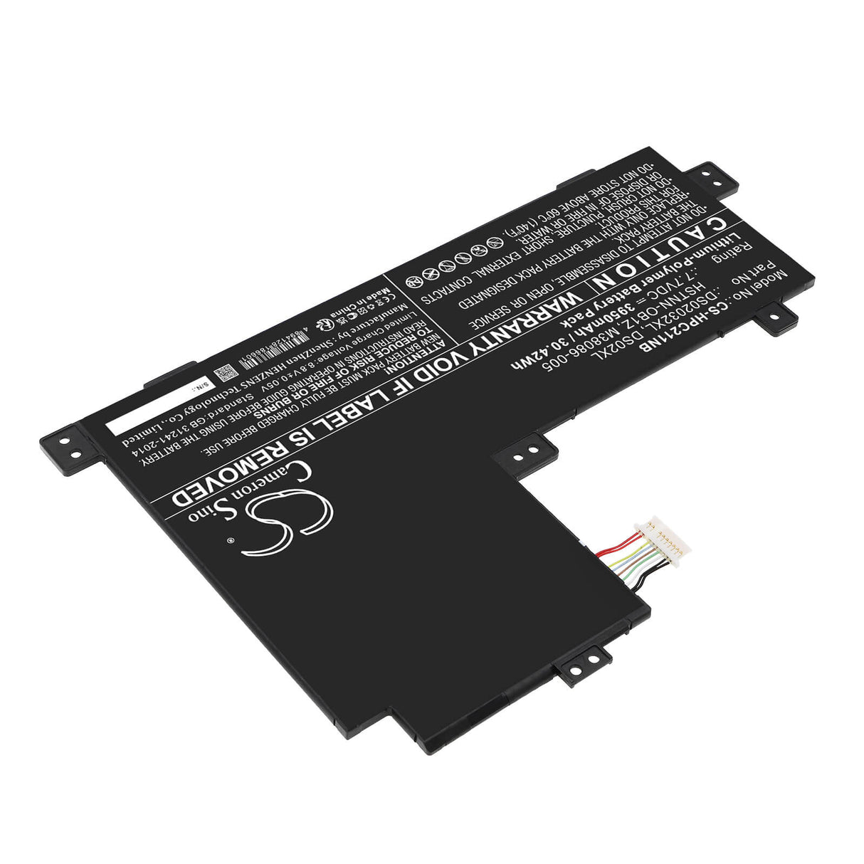 7.7v, Li-polymère, 3950mah, Batterie Compatible avec Hp, 3g0n5ua, 3g0n5uar, 30.42wh Ordinateur portable, Laptop Cameron Sino Technology Limited