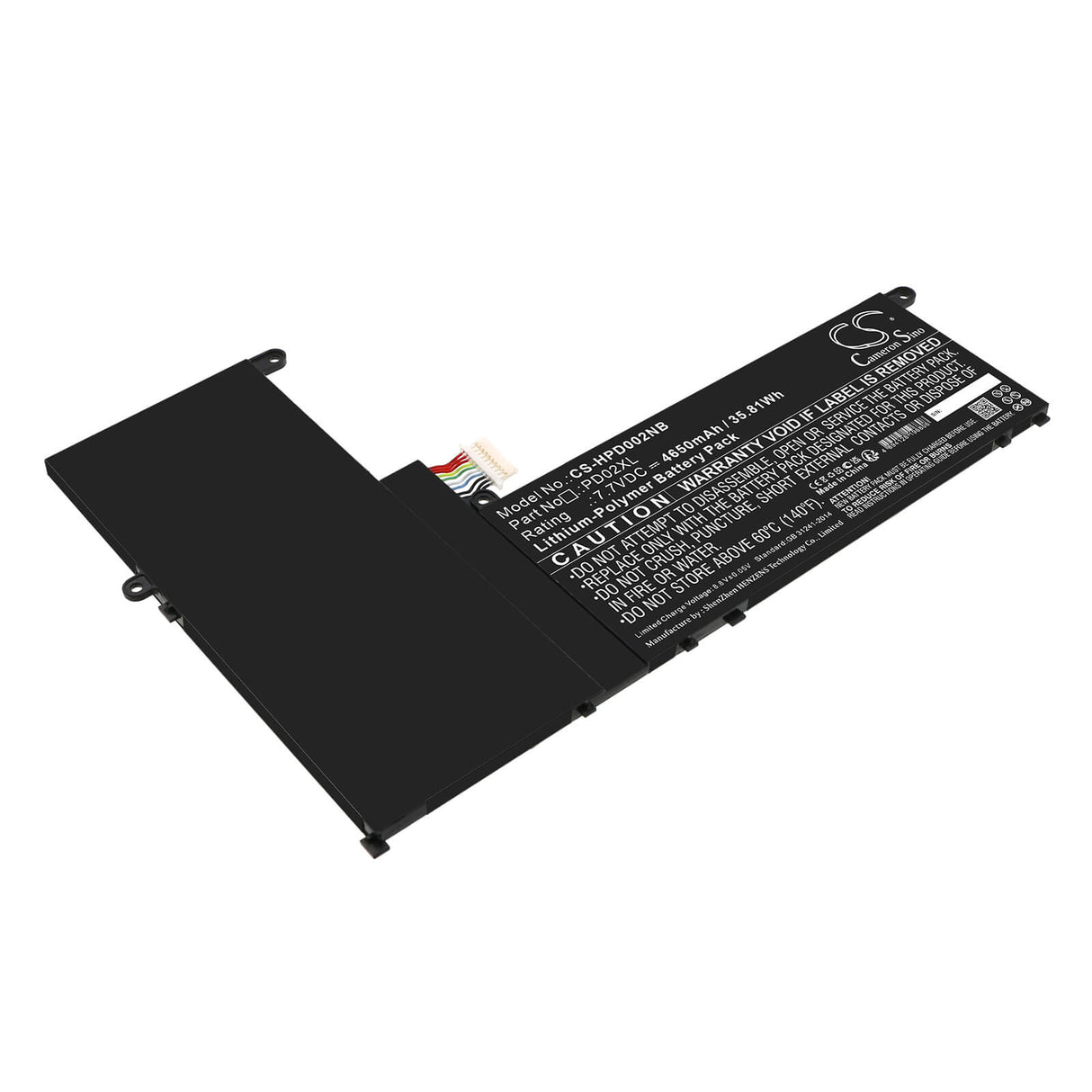 7.7v, Li-polymer, 4650mah, Battery Fits Hp, M38779-2b1, M38780-005, 35.81wh Notebook, Laptop Cameron Sino Technology Limited