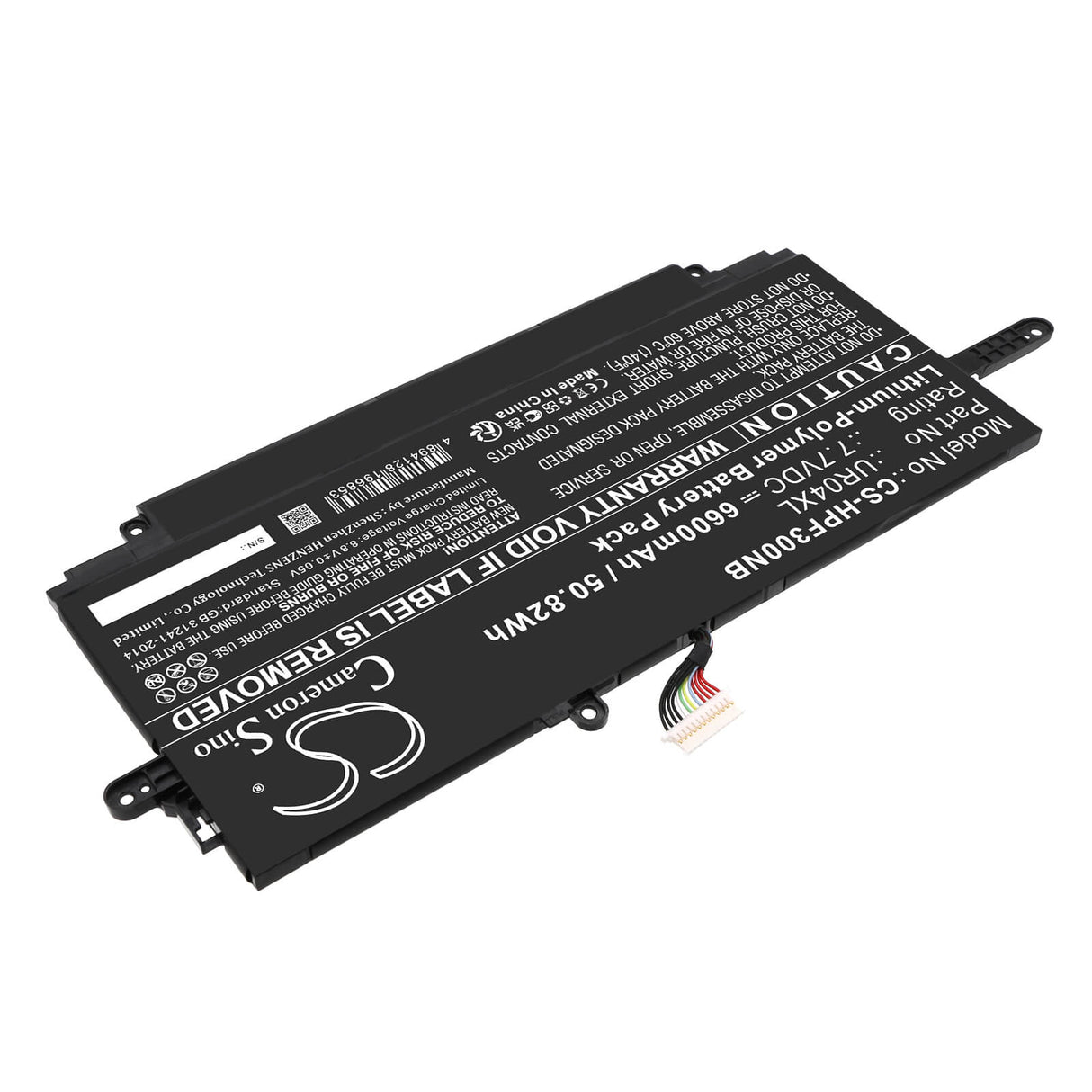7.7v, Li-polymer, 6600mah, Battery Fits Hp, Elite Dragonfly Folio G3, 50.82wh Notebook, Laptop Cameron Sino Technology Limited