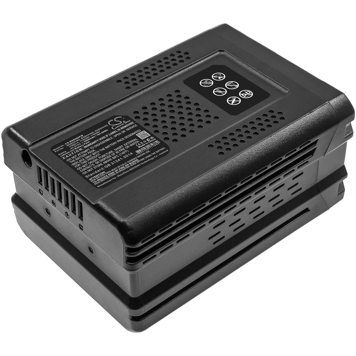82.0V, Li-ion, 2000mAh, Gardening Tools battery fits Briggs & Stratton, 1760265, Snapper 1687914 21" Sp Walk Mo, Snapper Xd 82v Lawn, 164.00Wh Gardening Tools Cameron Sino Technology Limited (Dangerous Goods)