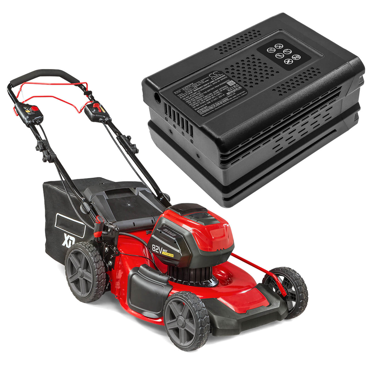 82.0V, Li-ion, 2000mAh, Gardening Tools battery fits Briggs & Stratton, 1760265, Snapper 1687914 21" Sp Walk Mo, Snapper Xd 82v Lawn, 164.00Wh Gardening Tools Cameron Sino Technology Limited (Dangerous Goods)
