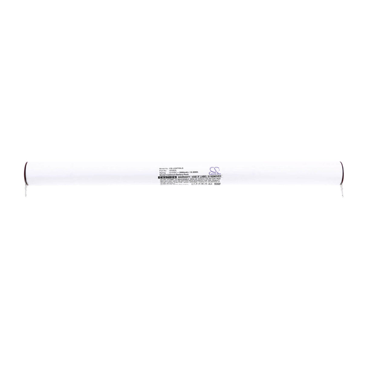 8.4V, Ni-CD, 2000mAh, batterie d'éclairage de secours compatible avec Legrand, 805806, 61799, 61799, 16.80Wh Éclairage d'urgence Cameron Sino Technology Limited