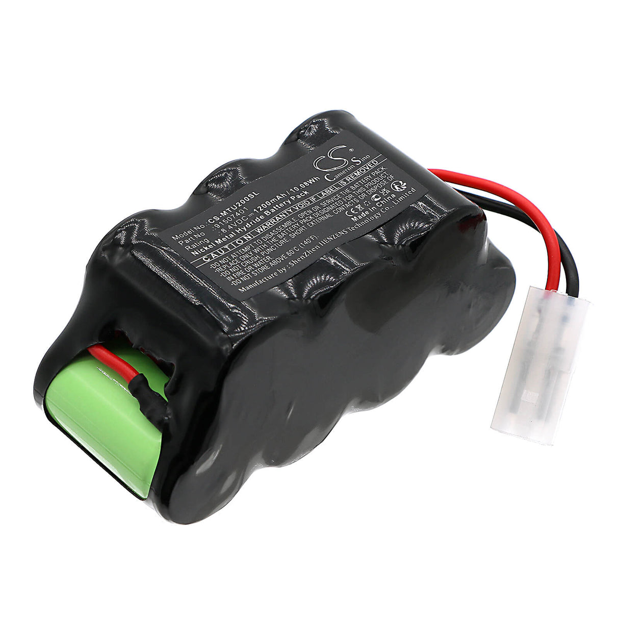 8.4V, Ni-MH, 1200mAh, Batterie d'équipement compatible avec M-tronic, 91507401, SDT-2000/U, 10.08Wh Équipement, Enquête, Test Cameron Sino Technology Limited