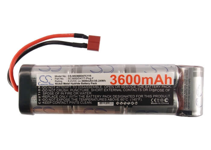8.4v, Ni-mh, 3600mah, Battery Fit's Cameron Sino, Cs-ns360d47c115, 30.24wh Batteries for Electronics Cameron Sino Technology Limited (Suspended)