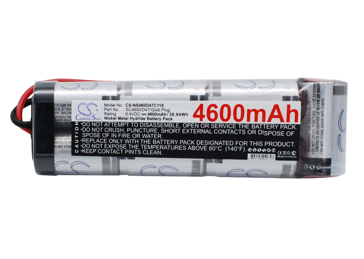 8.4V, Ni-MH, 4600mAh, Cars battery fits Rc, Cs-ns460d47c118, Cs-ns460d47c118, 38.64Wh Cars Cameron Sino Technology Limited