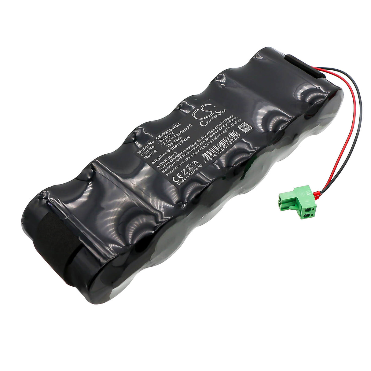 9.0V, Alkaline, 15000mAh, Alarm System battery fits Delta Dore, Bpx Bloc Pile Sirene, Sefrx, 135.0Wh Alarm System Cameron Sino Technology Limited (Dangerous Goods)