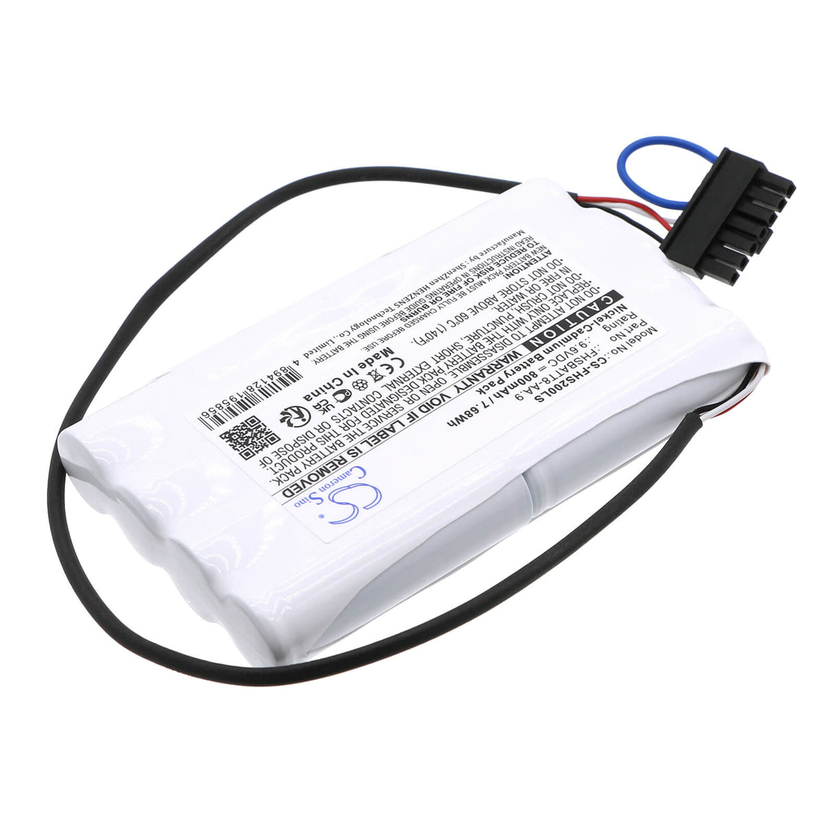 9.6V, Ni-CD, 800mAh, batterie d'éclairage de secours compatible avec Fulham, Fhsbatt8-aa.9, Hotspot 2, 7.68Wh Éclairage de secours Cameron Sino Technology Limited
