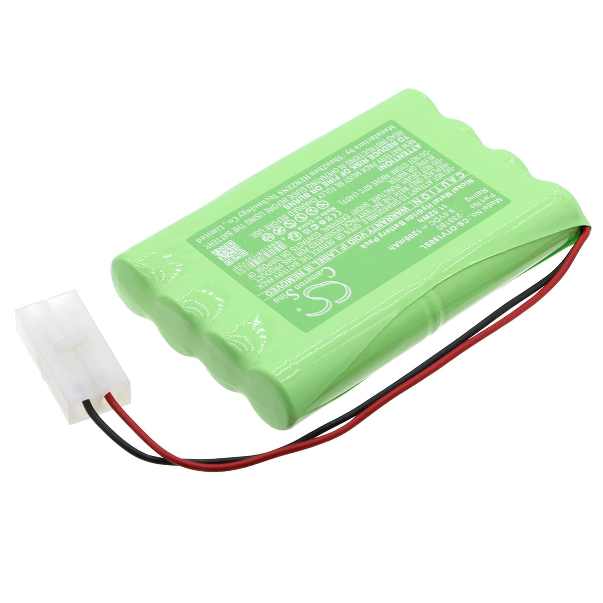 9.6V, Ni-MH, 1200mAh, batterie de scanner de diagnostic compatible avec Otc, 239180, Cornwell Tech/force, Evo Scan Scanner Diagnostic, 11.52Wh Diagnostic Scanner Cameron Sino Technology Limited
