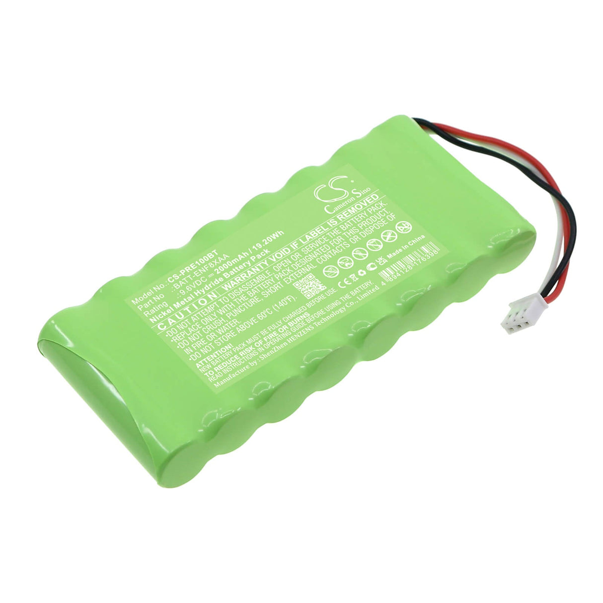 9.6v, Ni-mh, 2000mah, Alarm Battery Fits Pyronix, Enf32uk-we, Enforcer V10, 19.20wh Alarm System Cameron Sino Technology Limited