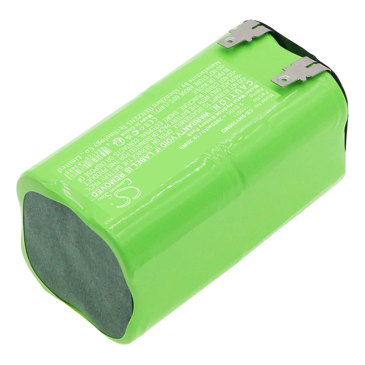 9.6V, Ni-MH, 2000mAh, Batterie médicale compatible avec Schiller, 110071, Cardiographe Cv3, Cardiographe Cv6, 19,20Wh Médical Cameron Sino Technology Limited (Médical)