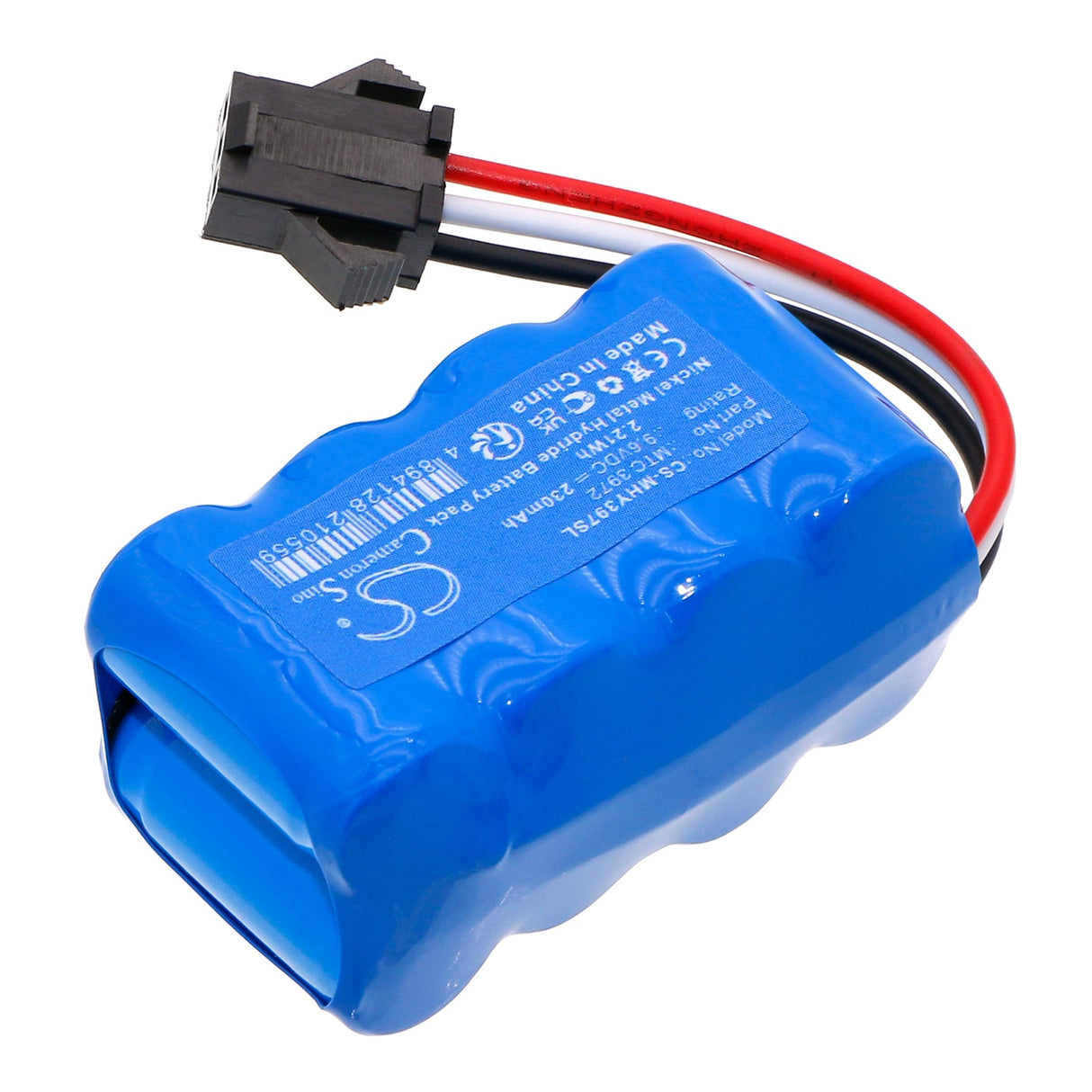 9.6V, Ni-MH, 230mAh, batterie Heli/Avion compatible avec Megatech, Hydro-fly, 2.21Wh Heli/Avion Cameron Sino Technology Limited