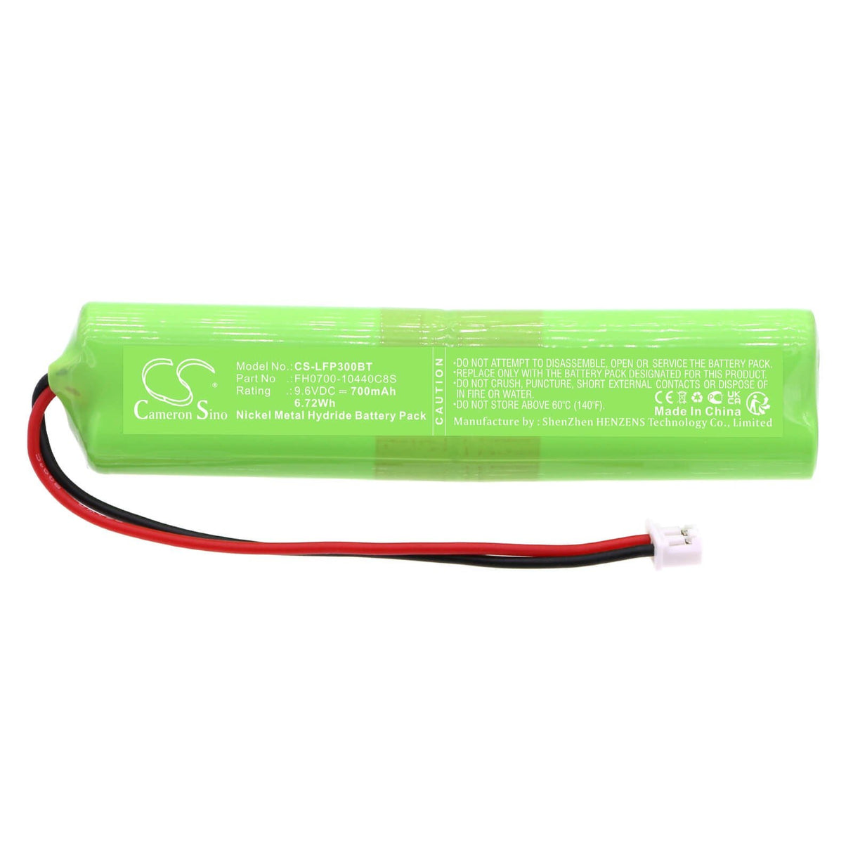 9.6v, Ni-mh, 700mah, Alarm Battery Fits Lifesos, Control Panel Ls-30, Ls-30 8seh, 6.72wh Alarm System Cameron Sino Technology Limited