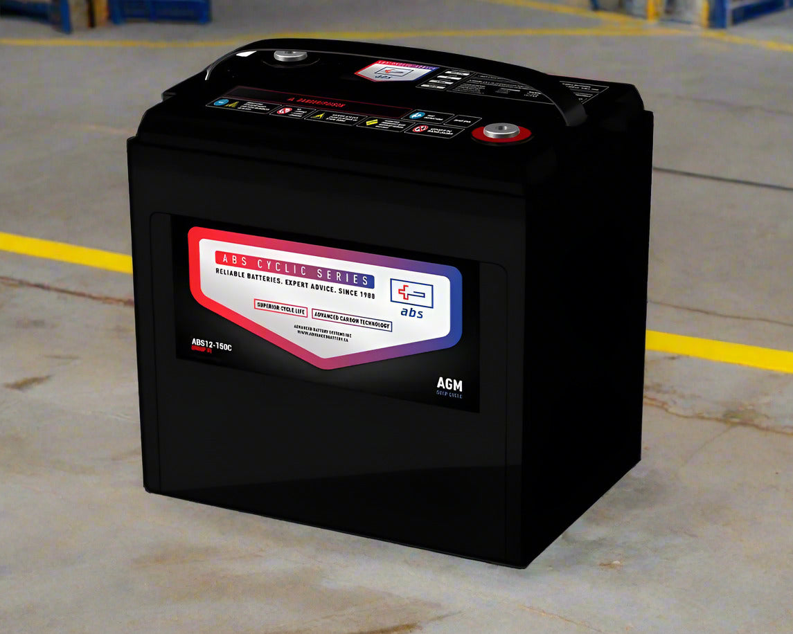 Batterie AGM à cycle profond de 12 volts 150 ampères-heures (GC12) pour autolaveuses et équipements Plomb-acide scellé ABS