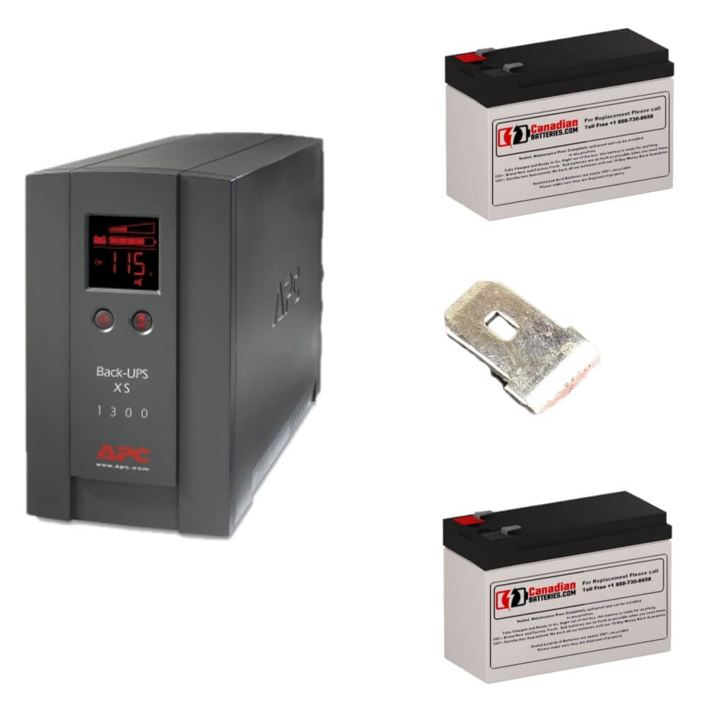 Cartouche de batterie de remplacement APC Back-UPS XS BX1300LCD-CN 2 X 12v 9ah Batteries UPS Gamme CB