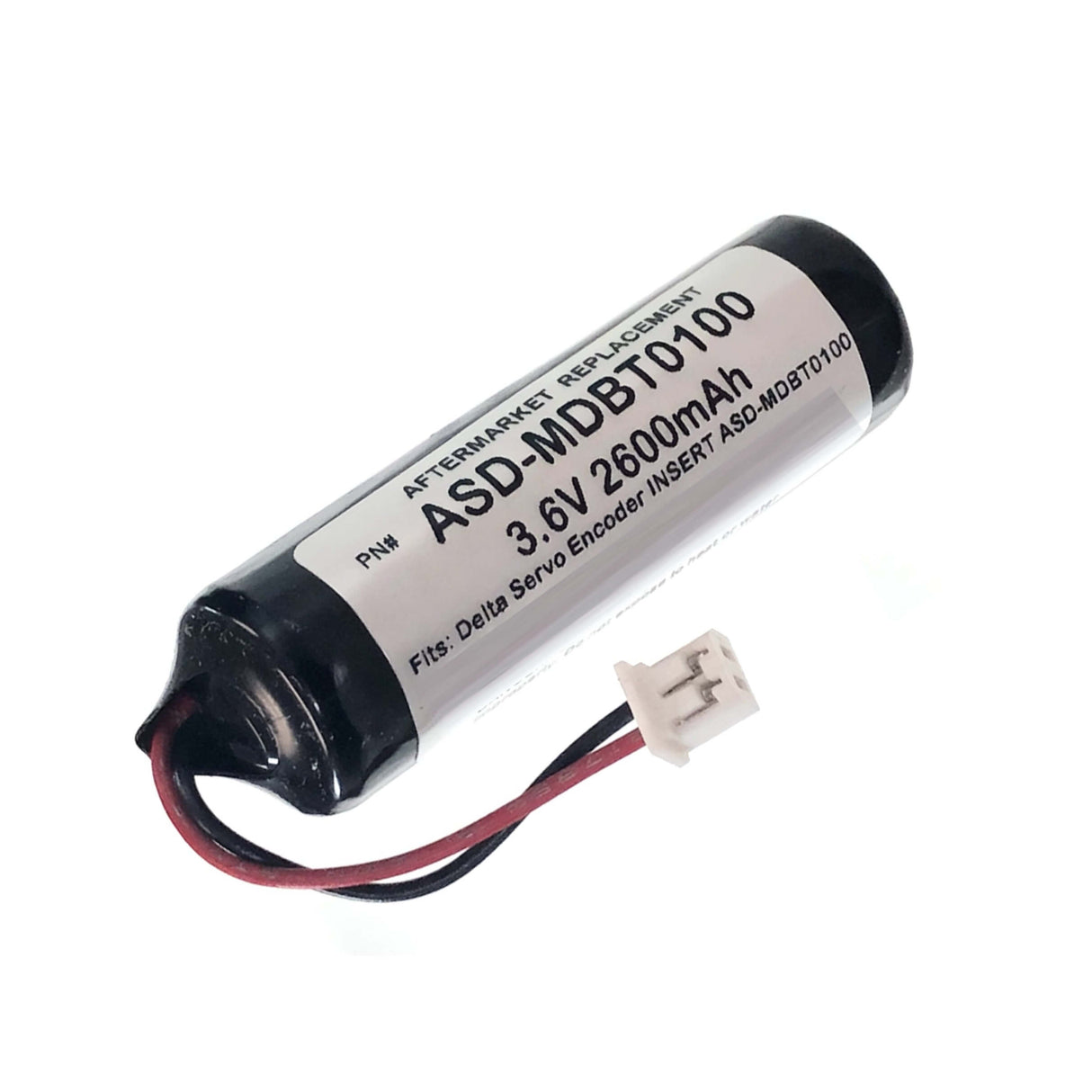 3.6V, 2600mah Insert battery for the ASD-MDBT0100, built with Saft LS14500 Cells PLC CB Generic