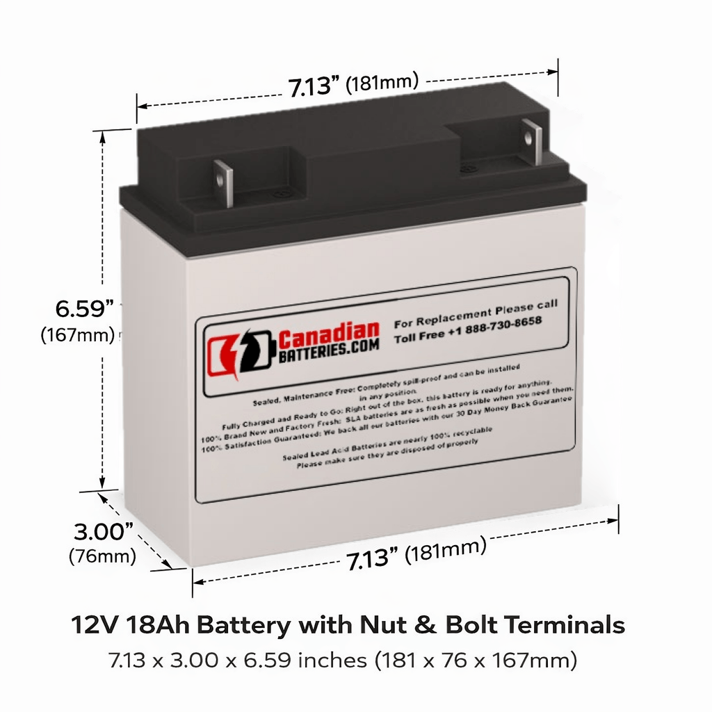 APC Suvs1400 1400 Vs Replacement Battery Kit RBC7 2x 12V 18Ah UPS Batteries CB Range