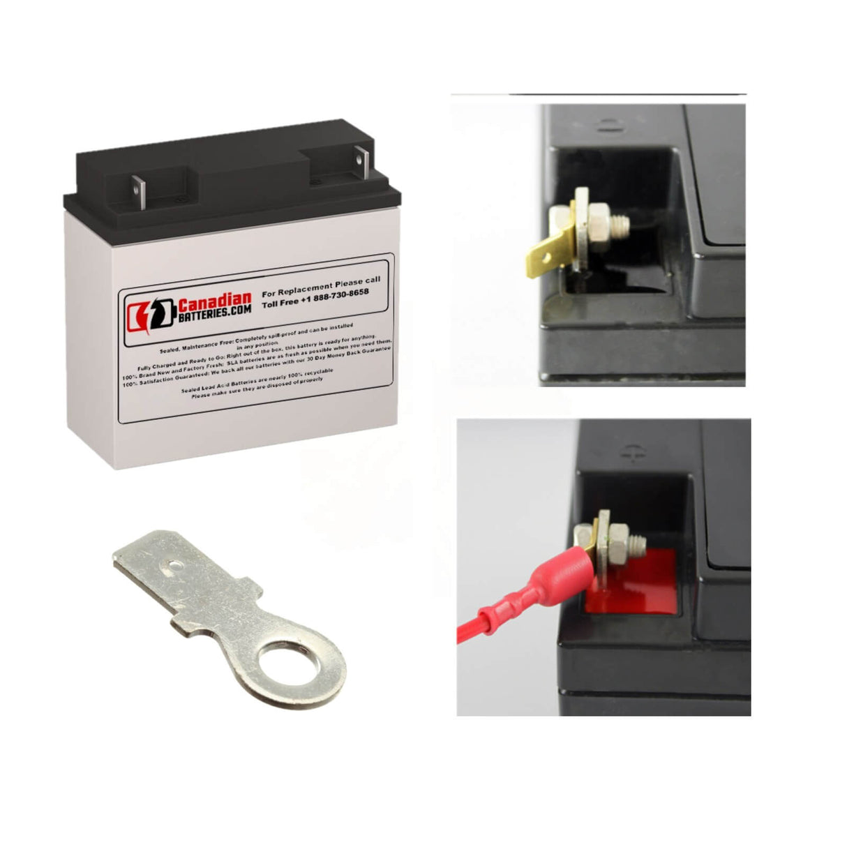 12V, 18Ah, replacement battery for Powersonic Ps-12180 with F2 terminals Sealed Lead Acid (Special) Power-Sonic