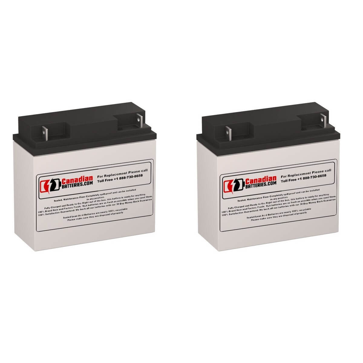 APC SUA1500X93 RBC7 Replacement Battery Kit 2x 12V 18Ah AGM UPS Batteries CB Range