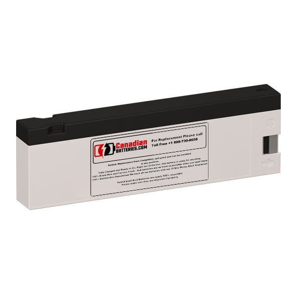 24V, 2.3Ah BHM Medical Voyager Portable Track Lift (A8500) (6138) replacement battery Sealed Lead Acid (Special) BB Generic