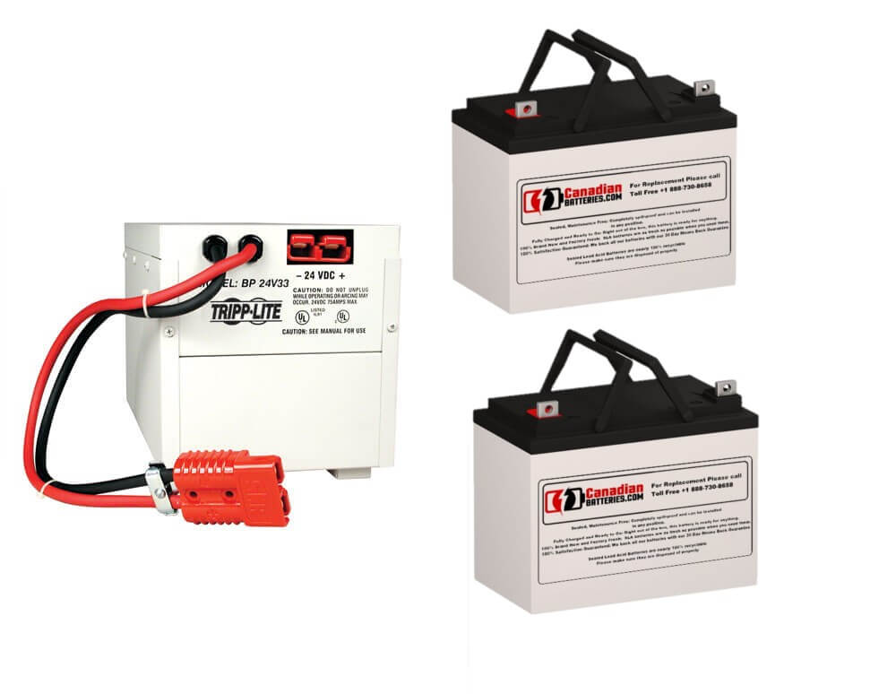 Batteries pour Tripp Lite Bp24v33 UPS, 2 X 12v, 33ah - 396wh Batteries UPS Gamme CB