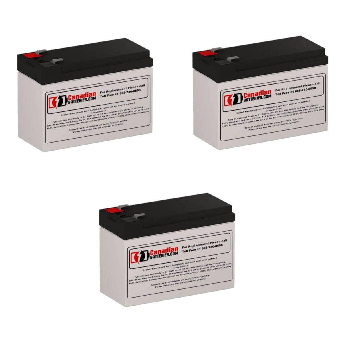 Batteries For Minuteman Pro1500rt - Pro1500rt UPS, 3 X 12v, 9ah - F2 UPS Batteries CB Range