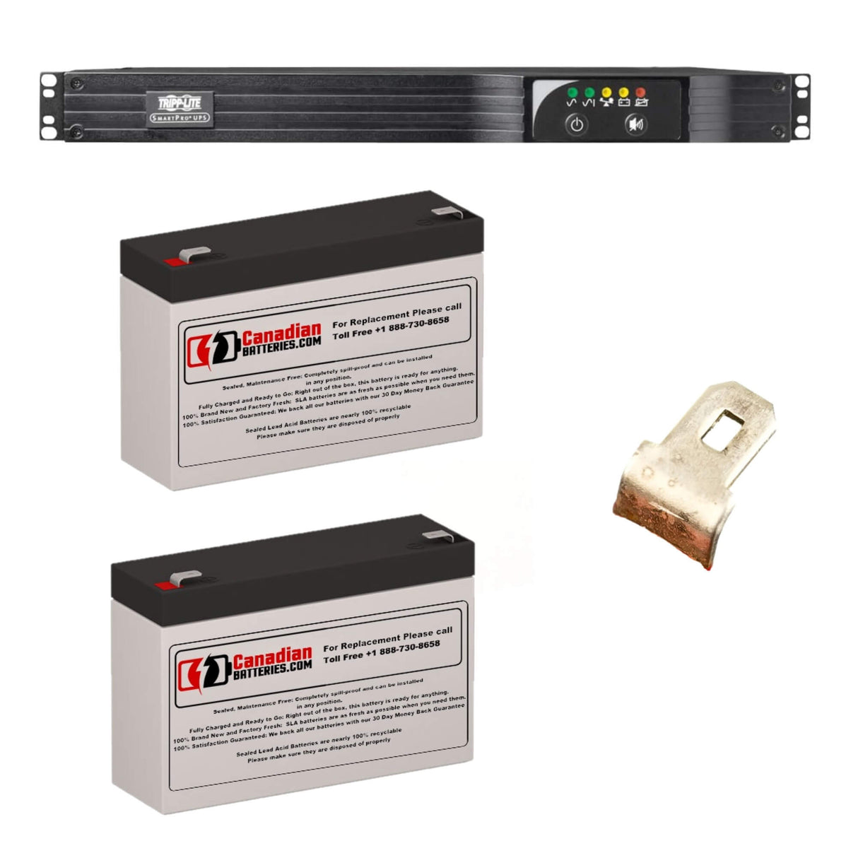 Tripp Lite Smart500rt1u UPS Battery Replacement Kit 2 Pack 6V 7Ah AGM UPS Batteries CB Range