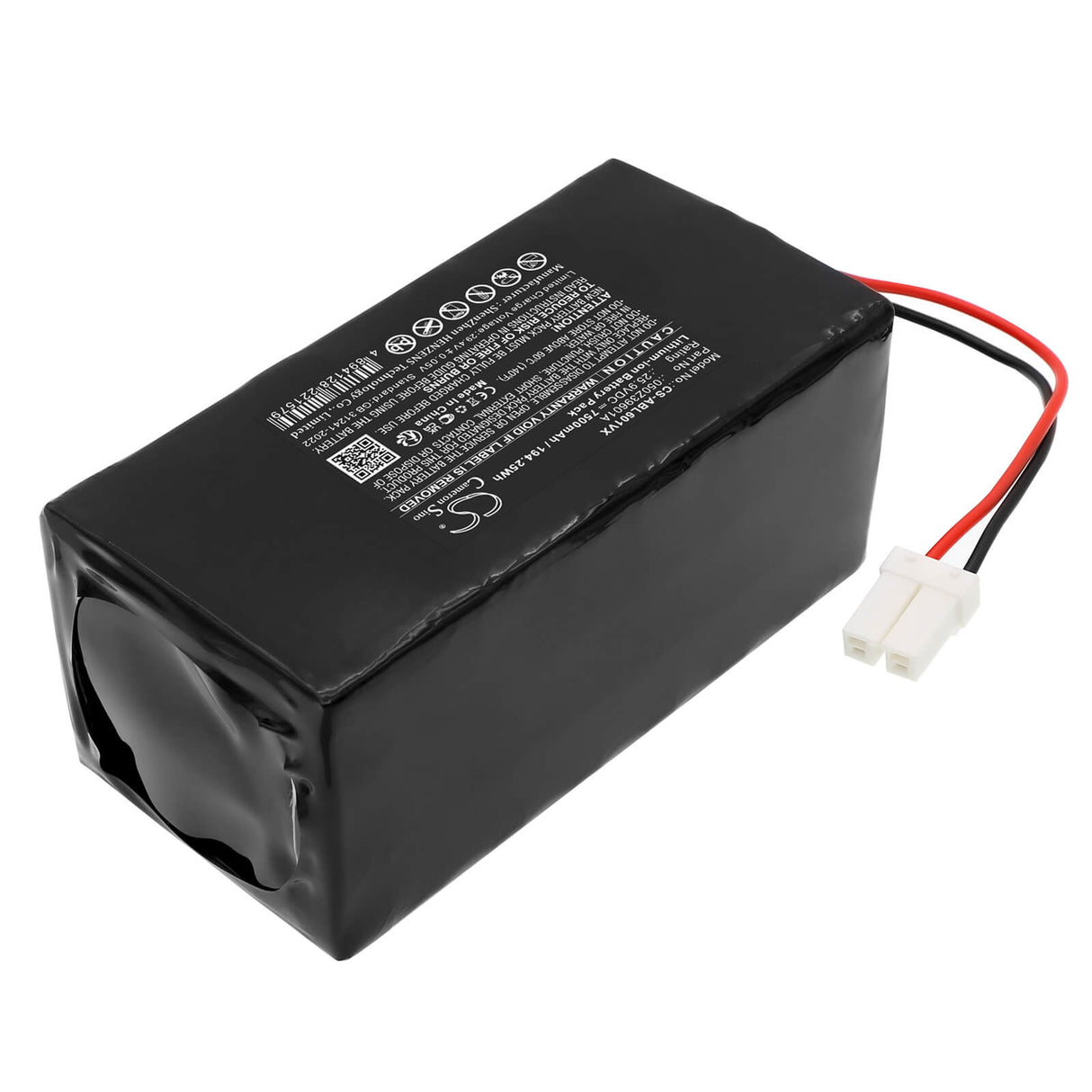 25.9V, Li-ion, 7500mAh, Lawn Mowers battery fits Ambrogio, 050Z39601A, AM060L0V9Z, L60 Elite S+, 194.25Wh Lawn Mowers Cameron Sino Technology Limited (Dangerous Goods)