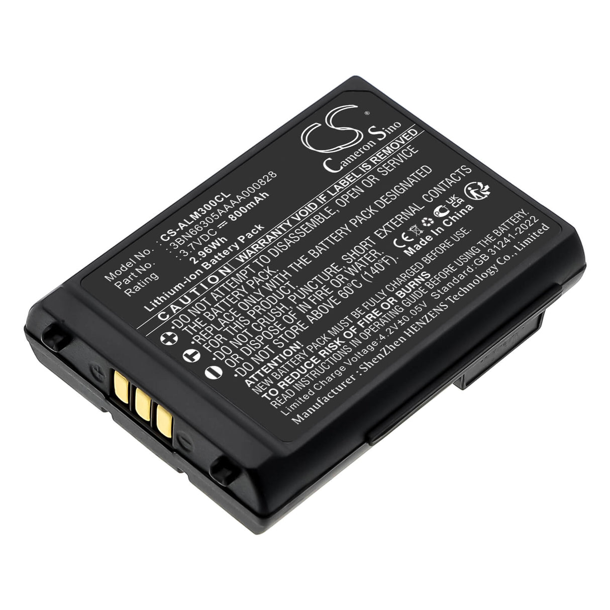 Batterie de téléphone sans fil pour Alcatel, 300 Dect, Mobile 300 3.7v, 800mah - 2.96wh Téléphone sans fil Cameron Sino Technology Limited (Téléphone sans fil)