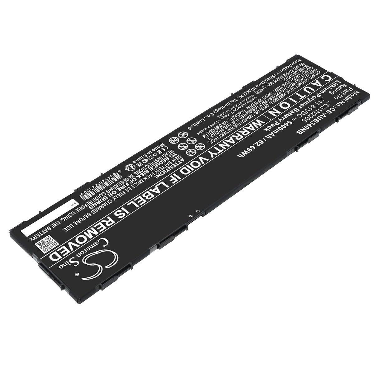 11.61V, Li-Polymer, 5400mAh, Notebook, Laptop battery fits Asus, 0B200-04010000, B3404CV, CM3401FFA, 62.69Wh Notebook, Laptop Cameron Sino Technology Limited