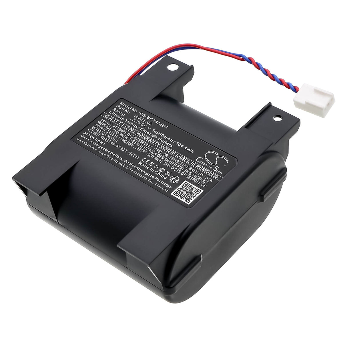 7.2V, Li-SOCl2, 14500mAh, Alarm System battery fits ABB, Daitem, Bat02, 710-16x, 710-21 X, 104.4Wh Alarm System Cameron Sino Technology Limited (Dangerous Goods)