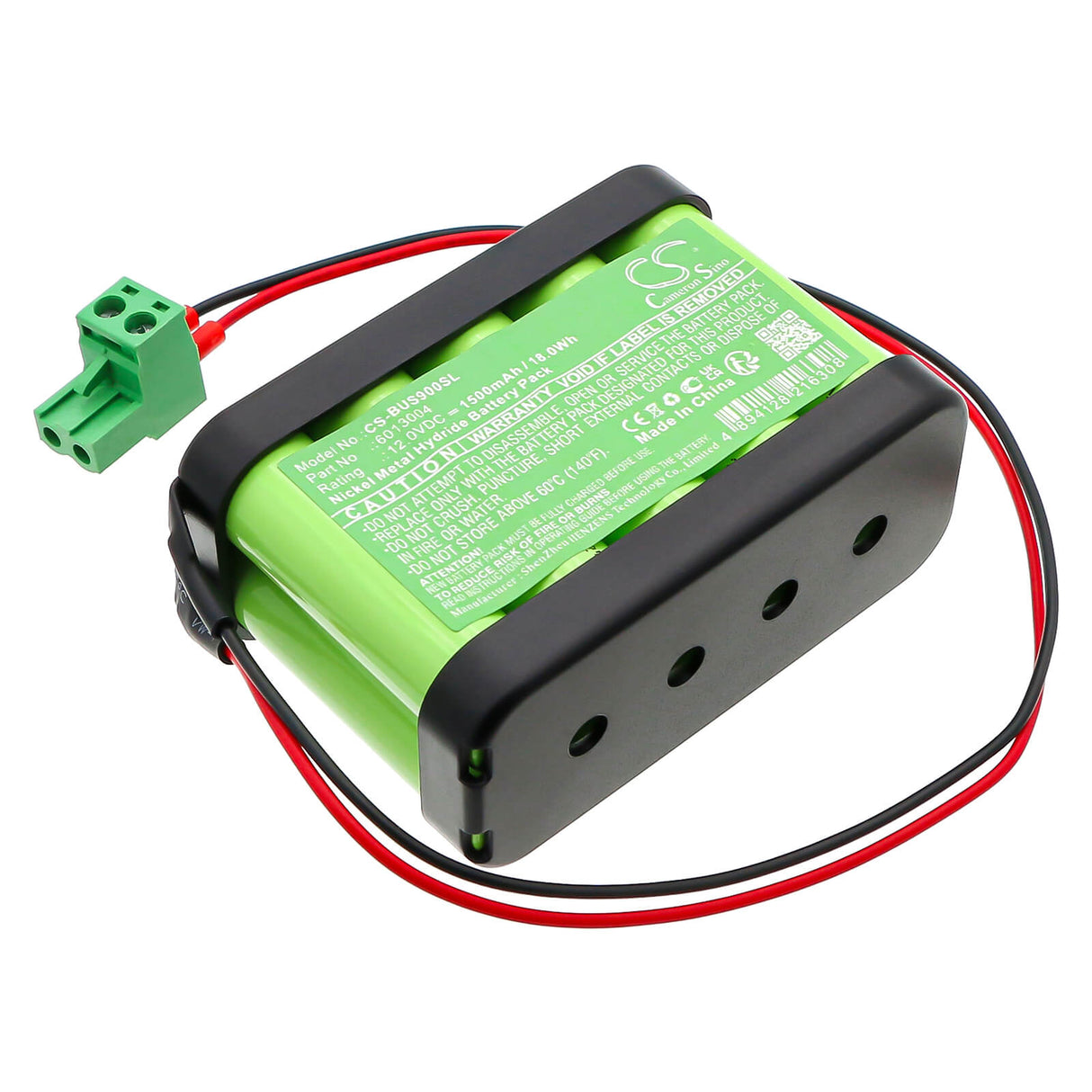 12.0V, Ni-MH, 1500mAh, batterie pour portes automatiques compatible avec Besam, 6013004, Cud 9 Emd, 18.0Wh Portes Automatiques Cameron Sino Technology Limited