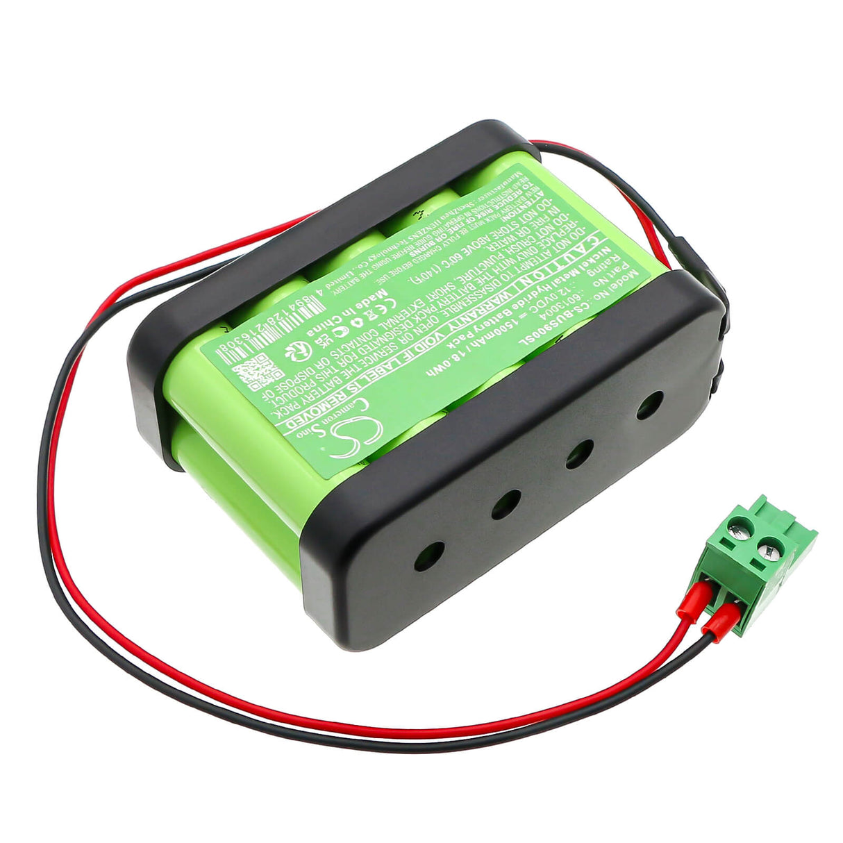 12.0V, Ni-MH, 1500mAh, batterie pour portes automatiques compatible avec Besam, 6013004, Cud 9 Emd, 18.0Wh Portes Automatiques Cameron Sino Technology Limited