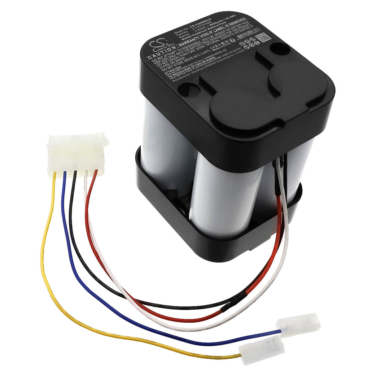4,8V, Ni-CD, 8000mAh, Batterie d'éclairage d'urgence compatible avec Ceag, 108349, Seb 8/8l, 38.4Wh Éclairage d'urgence Cameron Sino Technology Limited