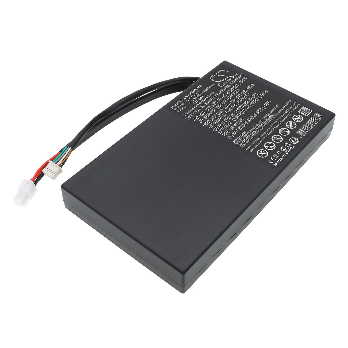 33.3V, Li-ion, 4000mAh, Medical battery fits CareFusion, 24250-001, Oxygen generator, REF24250-001, 133.2Wh Medical Cameron Sino Technology Limited (Dangerous Goods)