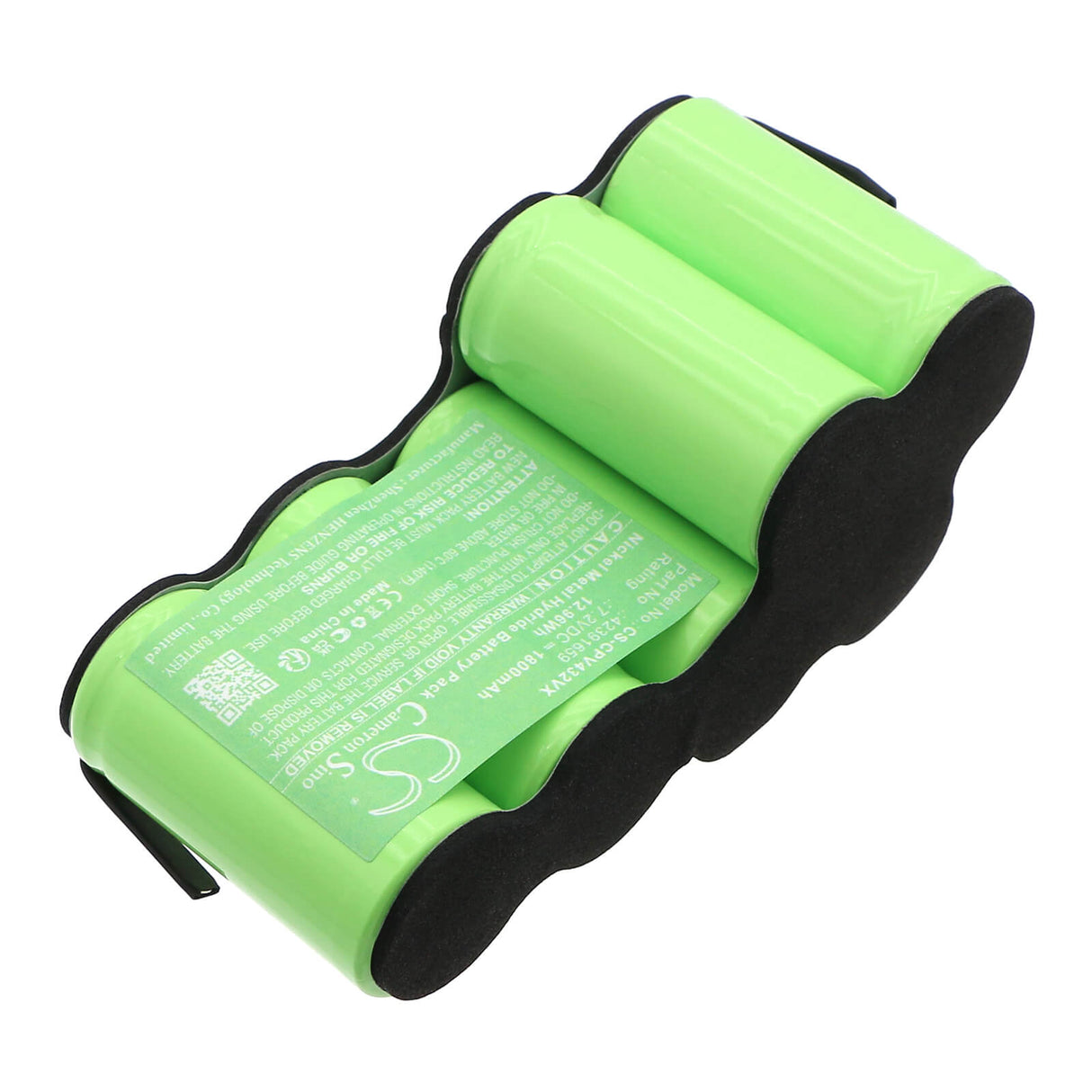 7.2V, Ni-MH, 1800mAh, Vacuum battery fits Concept, 42391659, Vp4320, 12.96Wh Vacuum Cameron Sino Technology Limited