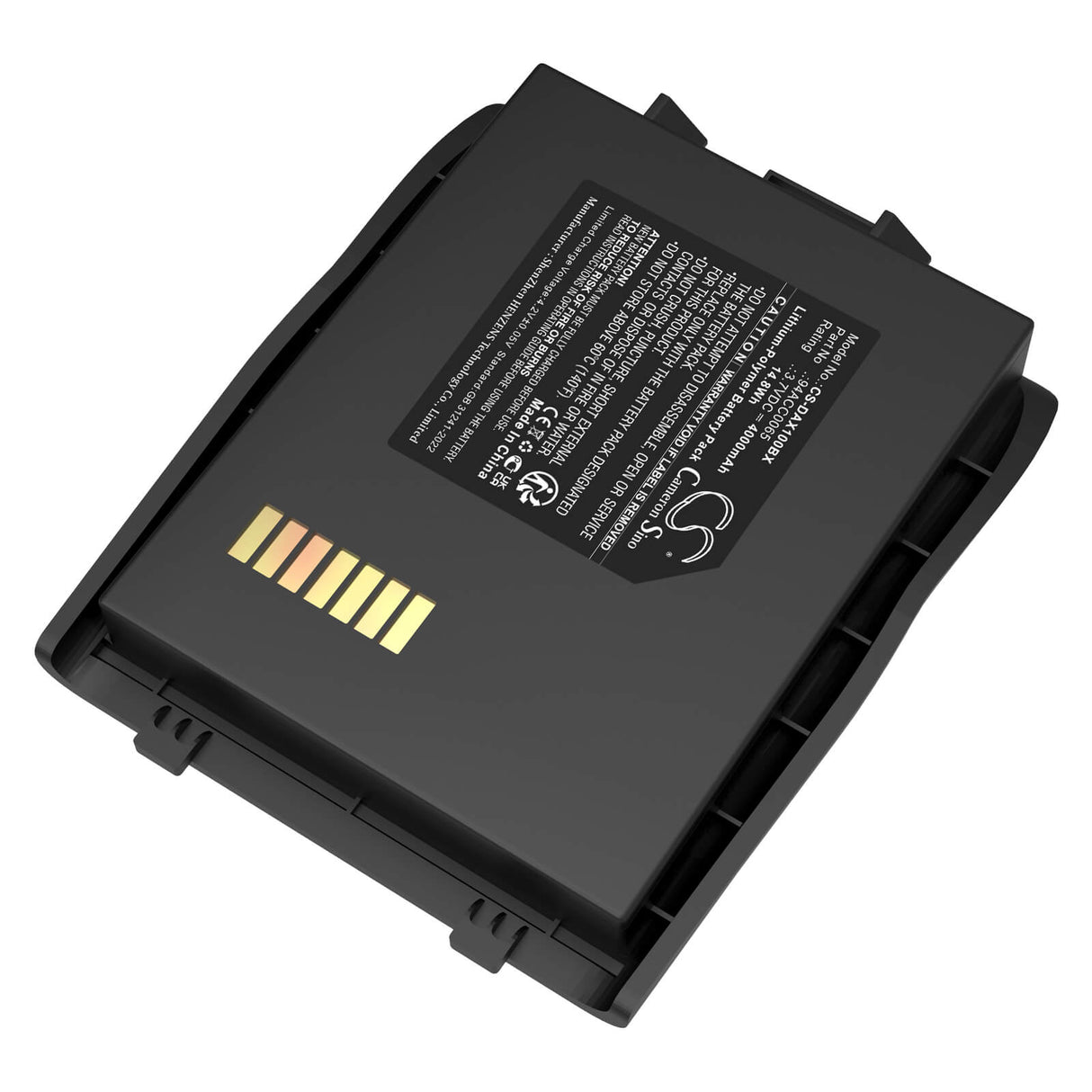 3.7V, Li-Polymer, 4000mAh, Barcode Scanner battery fits Datalogic, 50-btec, Lynx, 14.8Wh Barcode Scanner Cameron Sino Technology Limited